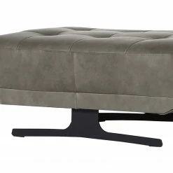 Naturoo Repose-pieds Ruona - Cuir véritable - Gris -loftscape Boutique 1000205750 200227 16252200152 DETAILS P000000001000205750