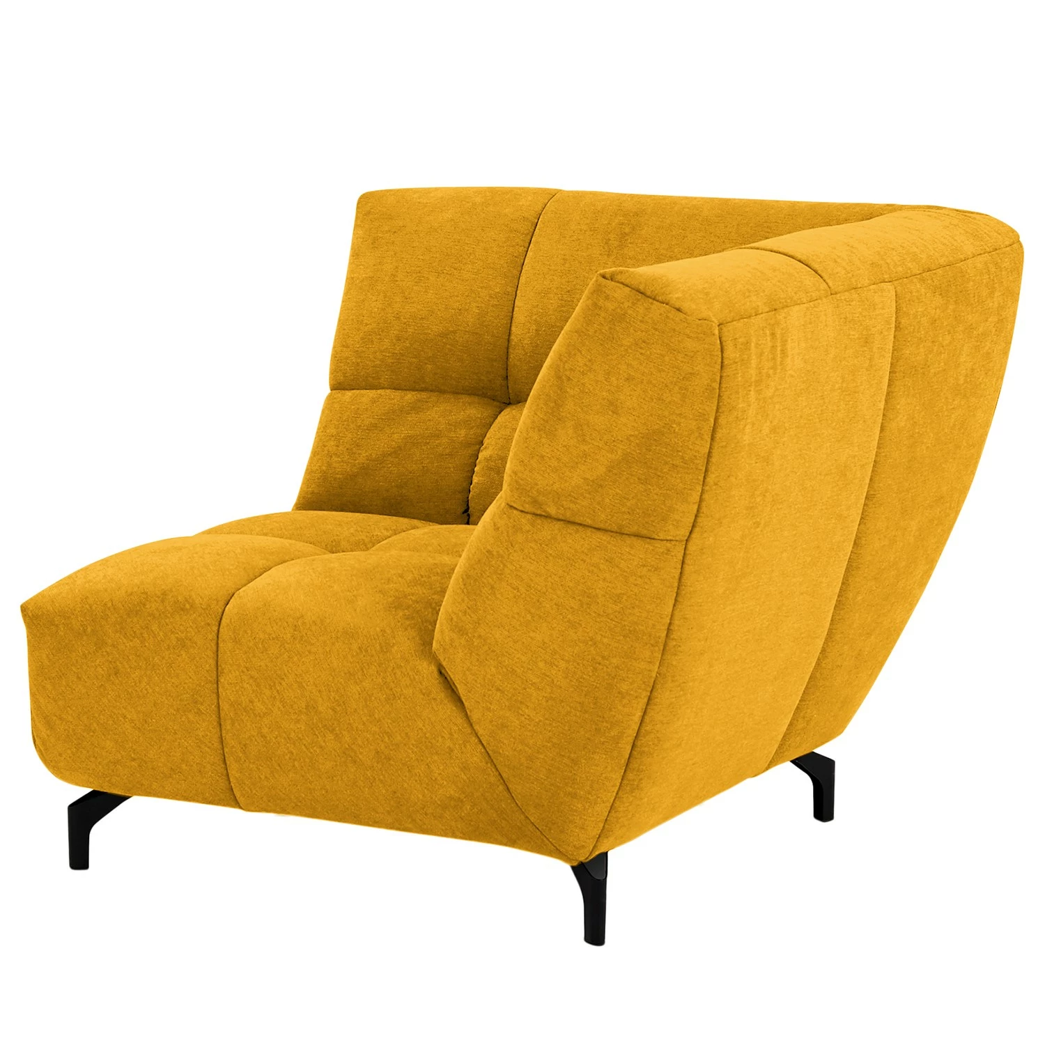 Fredriks Élément d’angle Bellmore - Microfibre - Jaune moutarde 7 Fredriks Élément d’angle Bellmore - Microfibre - Jaune moutarde – Image 5