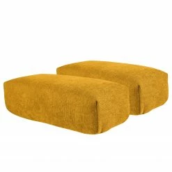 Fredriks Canapé panoramique Bellmore II - Microfibre - Jaune moutarde - Avec appui-tête -loftscape Boutique 1000206025 200318 14293600369 DETAILS P000000001000206025