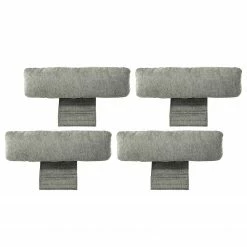 Fredriks Canapé panoramique Bellmore III - Microfibre - Gris clair - Avec appui-tête -loftscape Boutique 1000206032 200318 14305400447 DETAILS P000000001000206032