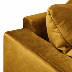 Red Living Canapé Elnora (3 places) - Velours - Jaune moutarde -loftscape Boutique 1000206633 200302 15041000105 DETAILS P000000001000206633