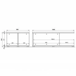 Germania Table basse California - Blanc 15 Germania Table basse California - Blanc -loftscape Boutique 1000206671 200305 17322800088 SKETCH DETAILS P000000001000206671 sketch