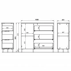 Germania Commode California I - Cachemire -loftscape Boutique 1000206708 200305 17323500226 SKETCH DETAILS P000000001000206708 sketch