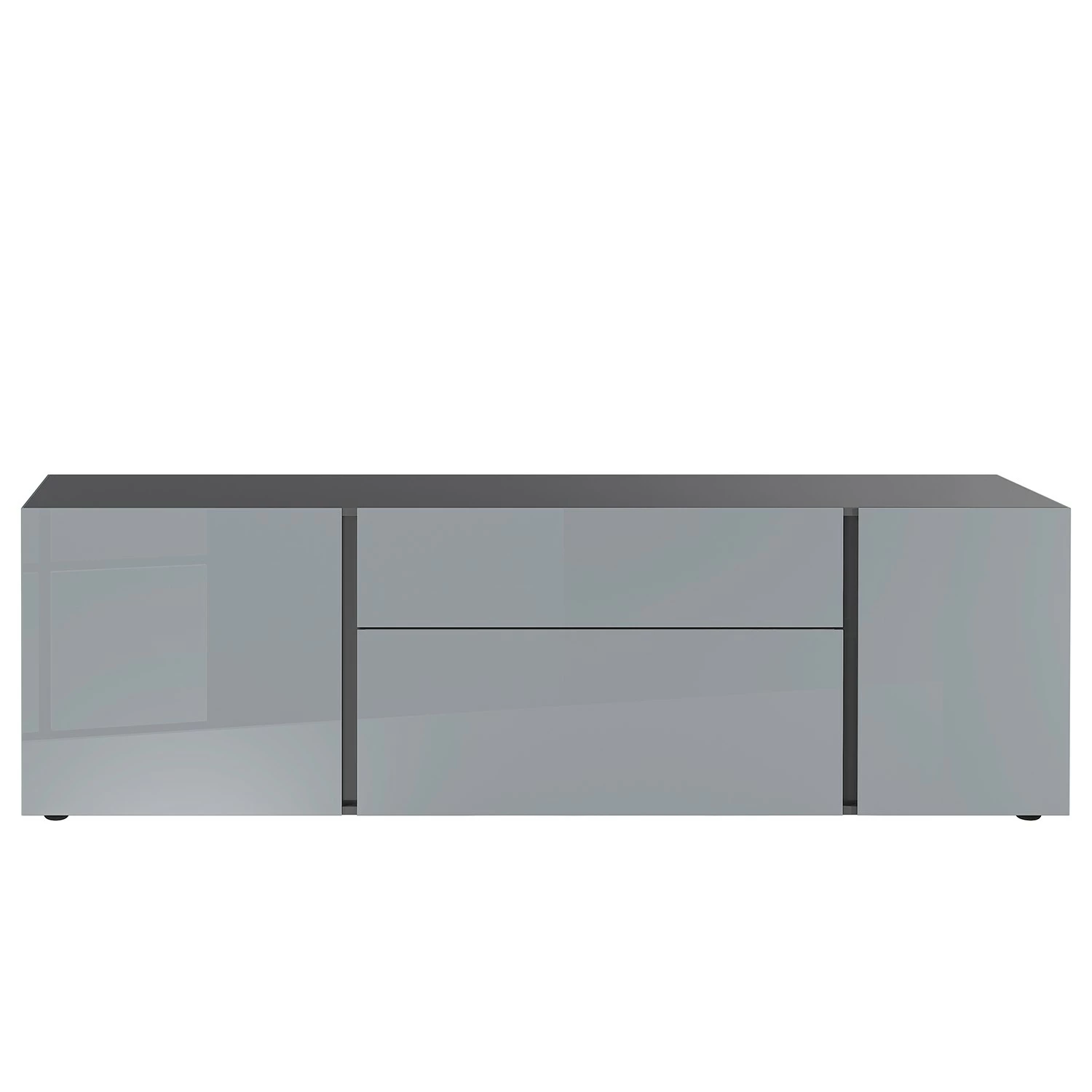 Germania Meuble TV Mesa II - Gris argenté / Graphite 6 Germania Meuble TV Mesa II - Gris argenté / Graphite – Image 4