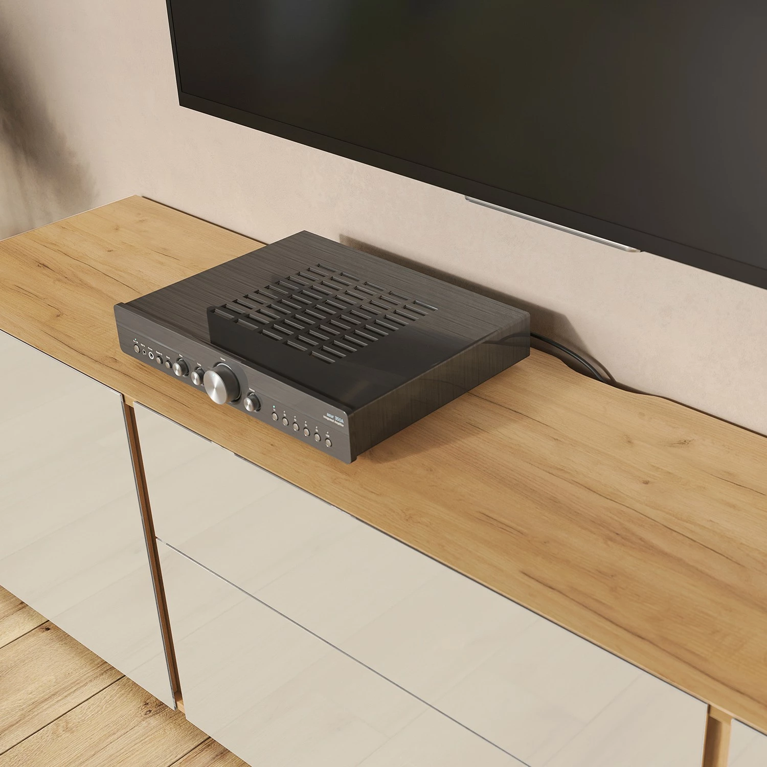 Germania Meuble TV Mesa II - Cachemire / Imitation chêne 7 Germania Meuble TV Mesa II - Cachemire / Imitation chêne – Image 5