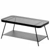 Norrwood Table basse Kisko - Verre / Métal - Gris / Noir 2 Norrwood Table basse Kisko - Verre / Métal - Gris / Noir -loftscape Boutique 1000206927 200221 16143400017 IMAGE P000000001000206927
