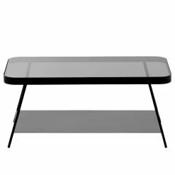 Norrwood Table basse Kisko - Verre / Métal - Gris / Noir 10 Norrwood Table basse Kisko - Verre / Métal - Gris / Noir -loftscape Boutique 1000206927 200221 16143400018 DETAILS P000000001000206927