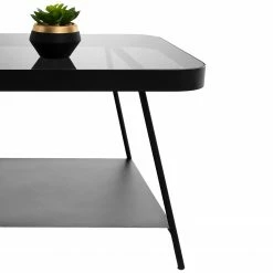 Norrwood Table basse Kisko - Verre / Métal - Gris / Noir 12 Norrwood Table basse Kisko - Verre / Métal - Gris / Noir -loftscape Boutique 1000206927 200221 16143400020 DETAILS P000000001000206927