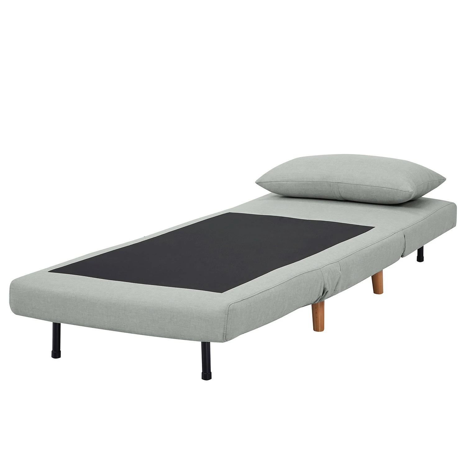 Mørteens Fauteuil convertible Elands - Tissu - Tissu Nims: Gris clair 6 Mørteens Fauteuil convertible Elands - Tissu - Tissu Nims: Gris clair – Image 4