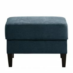 Norrwood Repose-pieds capitonné Koski I - Tissu - Tissu Lito: Bleu marine -loftscape Boutique 1000207104 200709 15464600316 DETAILS P000000001000207104