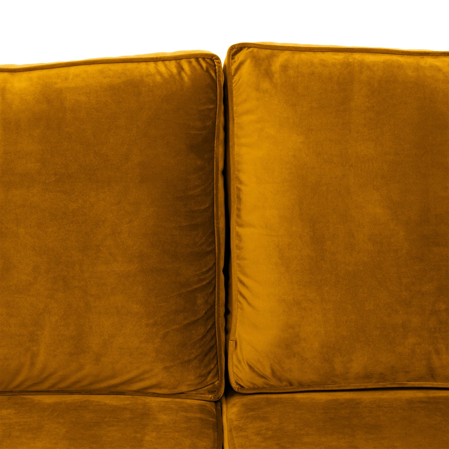 Red Living Canapé Voiron I (2-3 places) - Velours Ravi: Jaune moutarde 11 Red Living Canapé Voiron I (2-3 places) - Velours Ravi: Jaune moutarde – Image 9