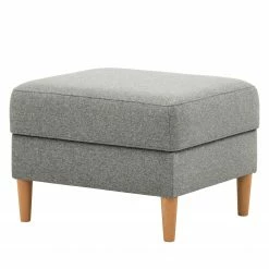 Norrwood Repose-pieds capitonné Kaavi I - Tissu - Tissu Voer: Gris