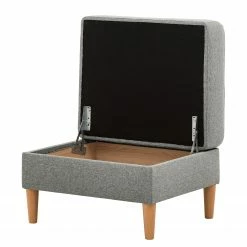 Norrwood Repose-pieds capitonné Kaavi I - Tissu - Tissu Voer: Gris -loftscape Boutique 1000207218 200709 15483801094 DETAILS P000000001000207218