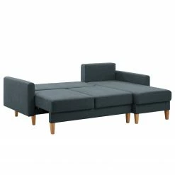 Norrwood Canapé d’angle Koski I - Tissu - Tissu Ala: Bleu - Méridienne courte à droite (vue de face) -loftscape Boutique 1000207291 200709 15503001836 DETAILS P000000001000207291