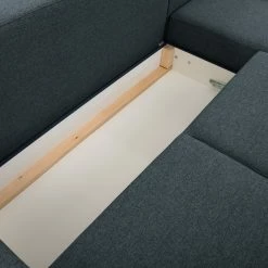 Norrwood Canapé d’angle Koski I - Tissu - Tissu Ala: Bleu - Méridienne courte à droite (vue de face) -loftscape Boutique 1000207291 200709 15503201847 DETAILS P000000001000207291