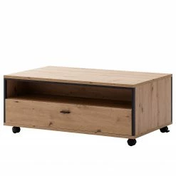 Loftscape Table basse Buena - Imitation planches de chêne / Anthracite