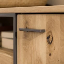 Naturoo Meuble TV Doora I - Partiellement en chêne à nœuds massif - Chêne à nœuds Bianco / Graphite -loftscape Boutique 1000207359 200317 14291500096 DETAILS P000000001000207359