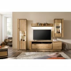 Naturoo Vitrine murale Doora - Partiellement en chêne à nœuds massif - Chêne à nœuds Bianco / Graphite -loftscape Boutique 1000207362 200317 14292900115 MOOD DETAILS P000000001000207362 mood