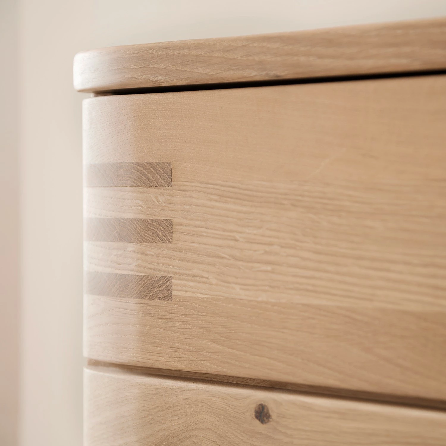 Loftscape Buffet Salvo - Partiellement en chêne massif - Planches de chêne Bianco / Gris 10 Loftscape Buffet Salvo - Partiellement en chêne massif - Planches de chêne Bianco / Gris – Image 8