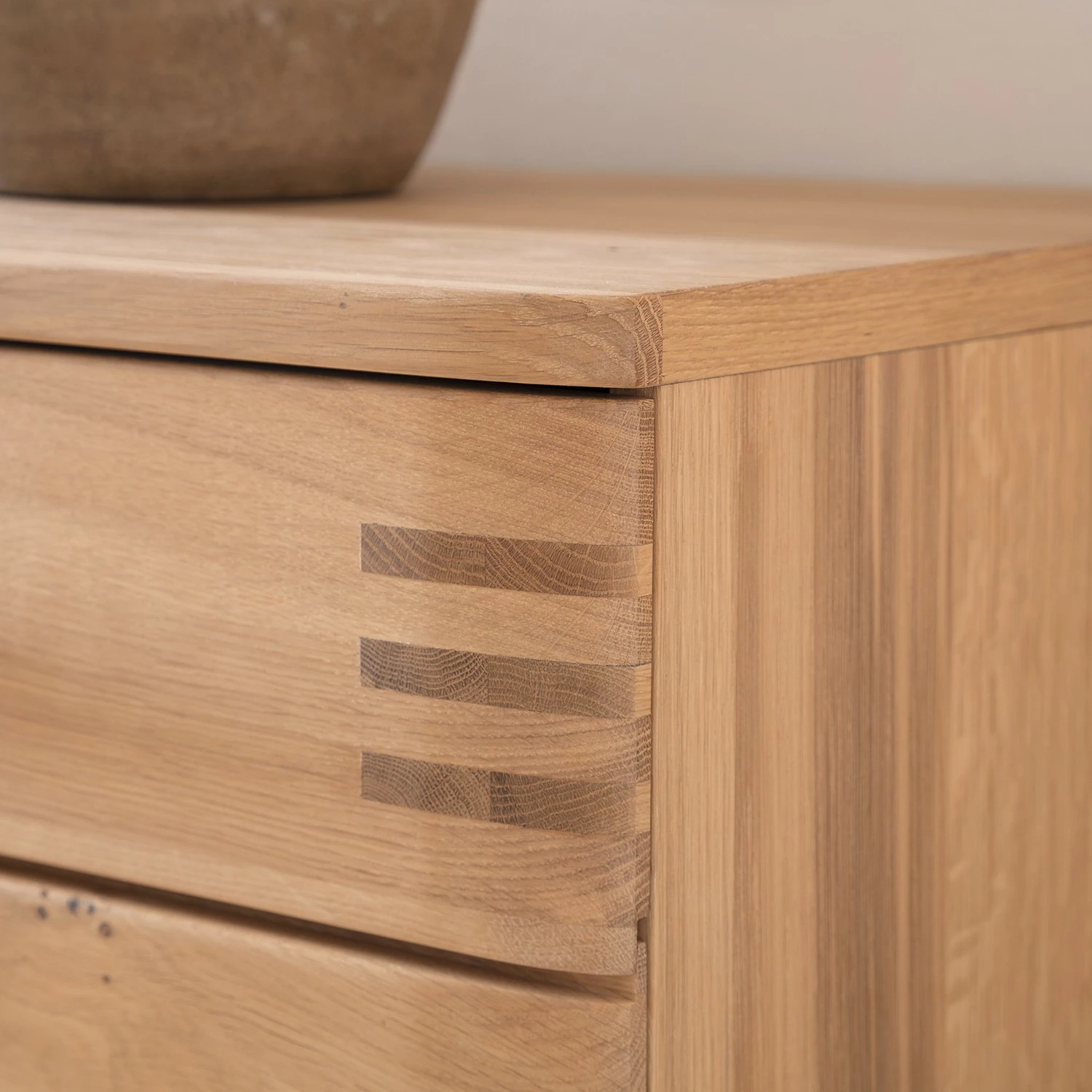 Loftscape Buffet Salvo - Partiellement en chêne massif - Planches de chêne Bianco / Gris 11 Loftscape Buffet Salvo - Partiellement en chêne massif - Planches de chêne Bianco / Gris – Image 9