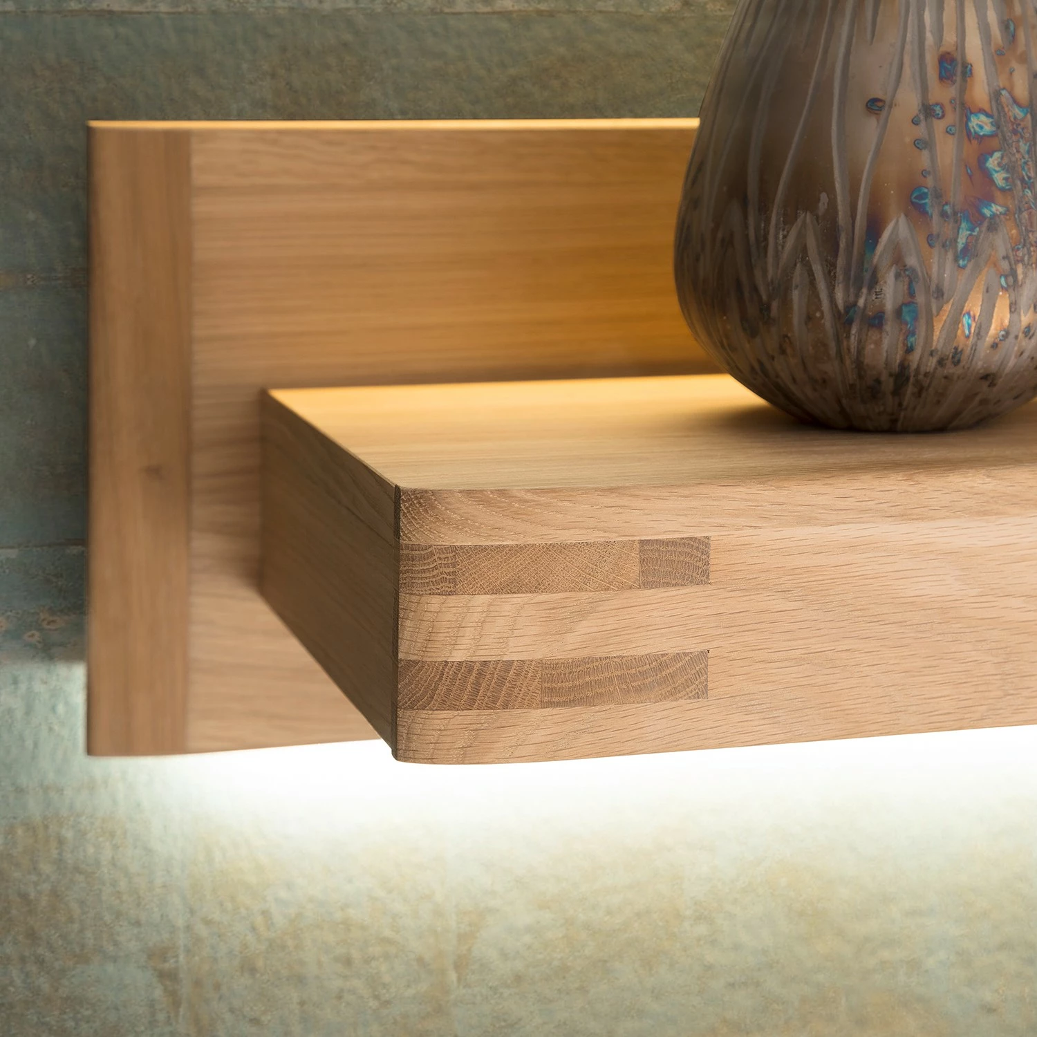 Loftscape Tablettes murales Salvo I (lot de 2) - Placage en chêne véritable - Planches de chêne Bianco 7 Loftscape Tablettes murales Salvo I (lot de 2) - Placage en chêne véritable - Planches de chêne Bianco – Image 5