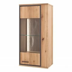 Naturoo Meubles TV muraux Doora II (4 élém.) - Partiellement en chêne à nœuds massif - Chêne à nœuds Bianco / Graphite -loftscape Boutique 1000207678 200305 06214300023 DETAILS P000000001000207678