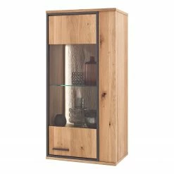 Naturoo Meubles TV muraux Doora II (4 élém.) - Partiellement en chêne à nœuds massif - Chêne à nœuds Bianco / Graphite -loftscape Boutique 1000207678 200305 06214300025 DETAILS P000000001000207678