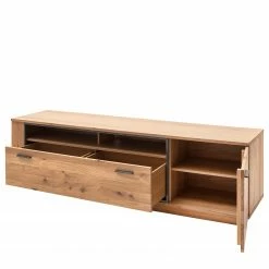 Naturoo Meubles TV muraux Doora II (4 élém.) - Partiellement en chêne à nœuds massif - Chêne à nœuds Bianco / Graphite -loftscape Boutique 1000207678 200305 06214400032 DETAILS P000000001000207678