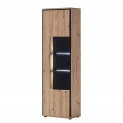 Loftscape Ensemble meubles TV Buena I (3 éléments) - Imitation planches de chêne / Anthracite -loftscape Boutique 1000207680 200305 06214500053 DETAILS P000000001000207680