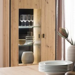 Loftscape Ensemble meubles TV Buena II (4 élém.) - Imitation planches de chêne / Anthracite -loftscape Boutique 1000207681 200305 06214600066 MOOD DETAILS P000000001000207681 mood