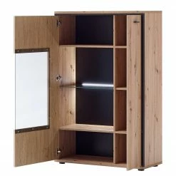 Loftscape Ensemble meubles TV Buena II (4 élém.) - Imitation planches de chêne / Anthracite -loftscape Boutique 1000207681 200305 06214600071 DETAILS P000000001000207681