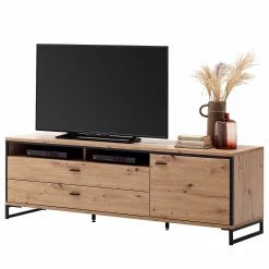 Loftscape Ensemble meubles TV Buena II (4 élém.) - Imitation planches de chêne / Anthracite -loftscape Boutique 1000207681 200305 06214700075 DETAILS P000000001000207681