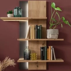 Loftscape Ensemble meubles TV Buena II (4 élém.) - Imitation planches de chêne / Anthracite -loftscape Boutique 1000207681 200305 06214700080 DETAILS P000000001000207681