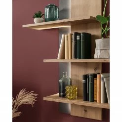 Loftscape Ensemble meubles TV Buena II (4 élém.) - Imitation planches de chêne / Anthracite -loftscape Boutique 1000207681 200305 06214700081 DETAILS P000000001000207681