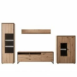 Loftscape Ensemble meubles TV Buena III (4 élém.) - Imitation planches de chêne / Anthracite 23 Loftscape Ensemble meubles TV Buena III (4 élém.) - Imitation planches de chêne / Anthracite -loftscape Boutique 1000207682 200305 06214800086 DETAILS P000000001000207682