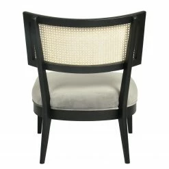 Jack & Alice Fauteuil Burke II - Velours - Gris -loftscape Boutique 1000208625 200724 13575900031 DETAILS P000000001000208625