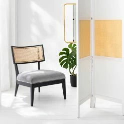 Jack & Alice Fauteuil Burke II - Velours - Gris -loftscape Boutique 1000208625 210310 12433200007 MOOD DETAILS P000000001000208625 mood