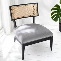 Jack & Alice Fauteuil Burke II - Velours - Gris -loftscape Boutique 1000208625 210310 12433300008 MOOD DETAILS P000000001000208625 mood