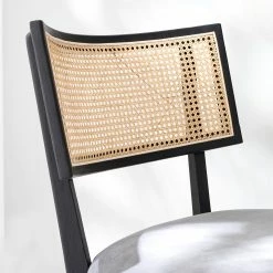 Jack & Alice Fauteuil Burke II - Velours - Gris -loftscape Boutique 1000208625 210310 12433600010 DETAILS P000000001000208625