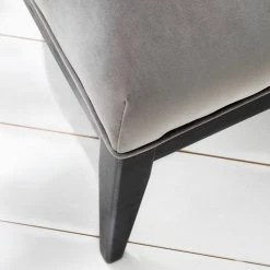 Jack & Alice Fauteuil Burke II - Velours - Gris -loftscape Boutique 1000208625 210310 12433700011 DETAILS P000000001000208625