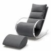 Fredriks Rocking chair Fox - Tissu structuré - Gris -loftscape Boutique 1000208768 201204 11273800017 IMAGE P000000001000208768