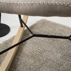 Mørteens Rocking chair Kumia I - Aspect cuir vieilli - Gris -loftscape Boutique 1000208986 210428 10061800022 DETAILS P000000001000208986