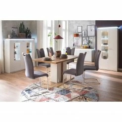 Loftscape Buffet haut Mundai - Avec éclairage - Blanc / Imitation chêne de Wotan 9 Loftscape Buffet haut Mundai - Avec éclairage - Blanc / Imitation chêne de Wotan -loftscape Boutique 1000209049 200402 14342500028 MOOD DETAILS P000000001000209049 mood