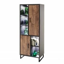 Red Living Armoire Hixson - Imitation chêne de tonneau / Noir -loftscape Boutique 1000209056 200402 14345400058 DETAILS P000000001000209056