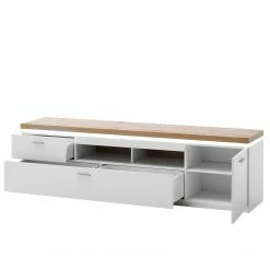 Loftscape Meuble TV Mundai - Avec éclairage - Blanc / Imitation chêne de Wotan - Largeur : 196 cm 11 Loftscape Meuble TV Mundai - Avec éclairage - Blanc / Imitation chêne de Wotan - Largeur : 196 cm -loftscape Boutique 1000209063 200402 14350100067 DETAILS P000000001000209063