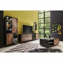 Red Living Table basse Hixson - Imitation chêne de tonneau / Noir -loftscape Boutique 1000209070 200723 13094700006 MOOD DETAILS P000000001000209070 mood