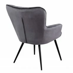 Mørteens Fauteuil Boltby I - Velours - Anthracite -loftscape Boutique 1000209128 200415 11582300007 DETAILS P000000001000209128