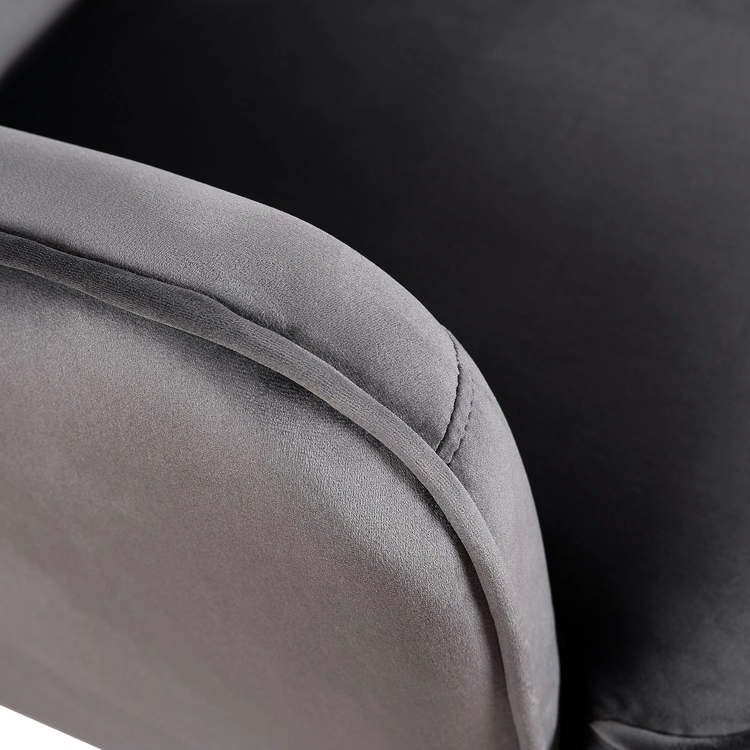 Mørteens Fauteuil Bohemia - Velours - Gris - Sans repose-pieds - Velours 11 Mørteens Fauteuil Bohemia - Velours - Gris - Sans repose-pieds - Velours – Image 9