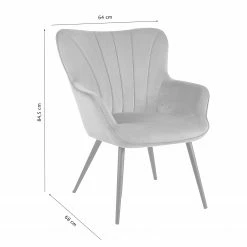 Mørteens Fauteuil Boltby II - Tissu - Gris -loftscape Boutique 1000209167 200415 12023800221 SKETCH DETAILS P000000001000209167 sketch
