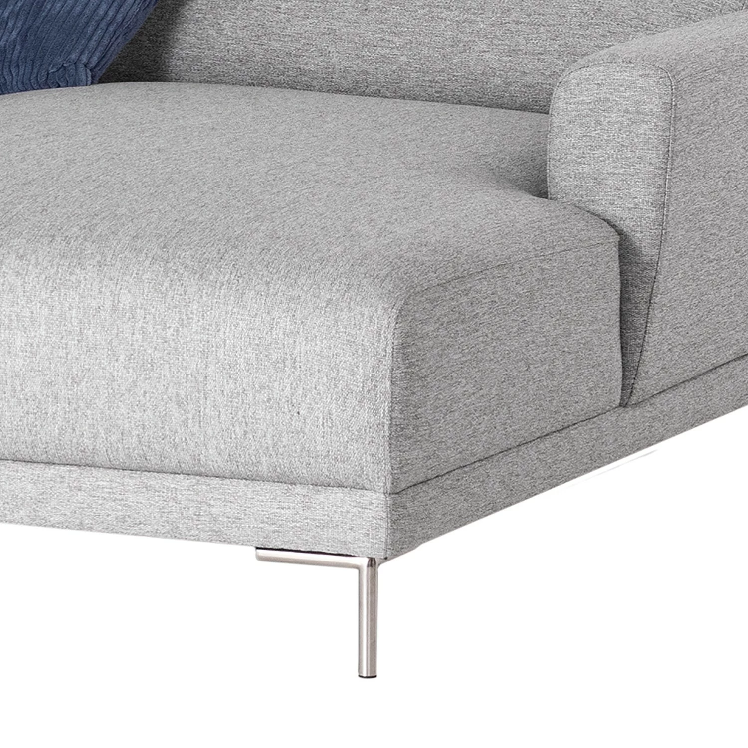 Fredriks Canapé d’angle Burney - Tissu - Gris clair - Méridienne courte à droite (vue de face) 7 Fredriks Canapé d’angle Burney - Tissu - Gris clair - Méridienne courte à droite (vue de face) – Image 5